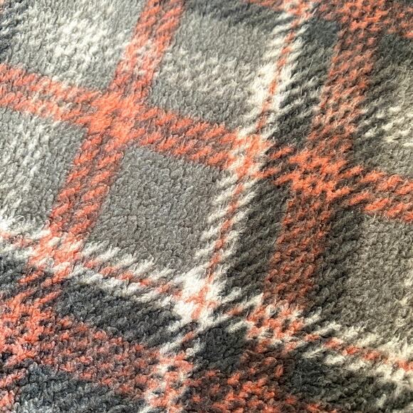 JACHS NY Men's Plaid Fleece Pullover 1/4 Button Outdoors M - Picture 7 of 9